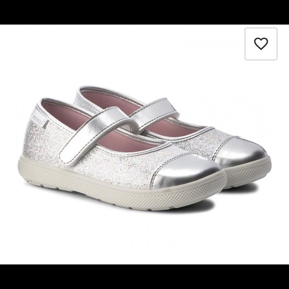 Silver Sparkle Primigi Toddler 5.5 VVGC